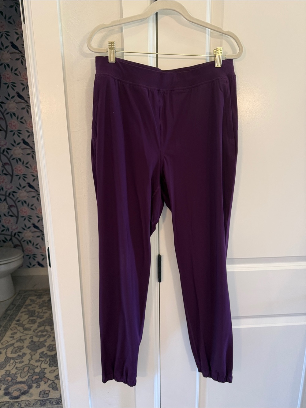 lululemon athletica Deep Purple Track Joggers 10